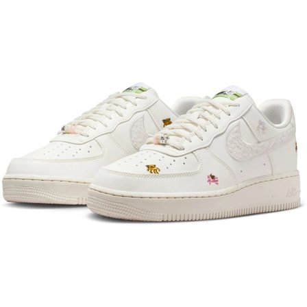 Nike Air Force 1'07 Low AF1 Special Edition 'Lunar New Year' Womens Sneaker Kadın Günlük Spor Ayakkabı Beyaz