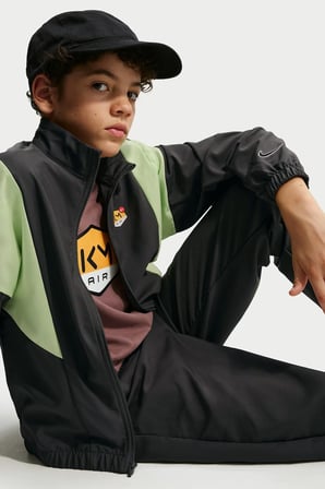 Nike Kylian Mbappe Woven Football Track Suit Çocuk Dokuma Eşofman Takımı Antrasit