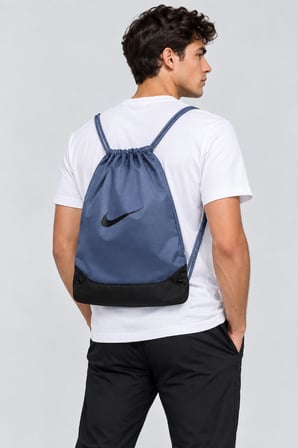 Nsw Brasilia Drawstring 18lt Unisex Mavi Sırt Çantası 