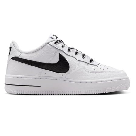 Nike Air Force 1 Low JS AF1 Leather Unisex Sneaker Hakiki Deri Günlük Spor Ayakkabı Beyaz