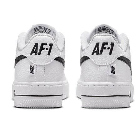 Nike Air Force 1 Low JS AF1 Leather Unisex Sneaker Hakiki Deri Günlük Spor Ayakkabı Beyaz