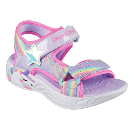 Unicorn Dreams Çocuk Mor Günlük Stil Sandalet 303107L LVMT