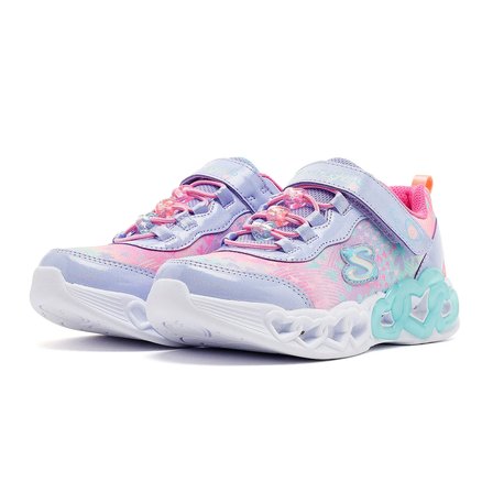 Infinite Heart Lights Çocuk Mor Sneaker Ayakkabı 303261L LVMT