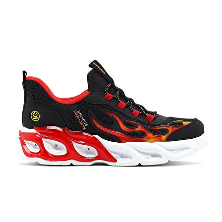 Thermo-Flash 2.0 Heat-Brisk Çocuk Siyah Sneaker Ayakkabı 403898L BKRD