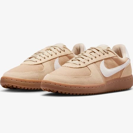 Nike Field General Leather Unisex Sneaker Hakiki Deri Unisex Günlük Spor Ayakkabı Krem