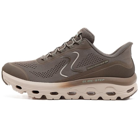 Skechers Glide-Step Sole Memory Foam Womens Sneaker Lastik Bağcıklı Hafızalı Taban Kadın Günlük Spor Ayakkabı Kahverengi