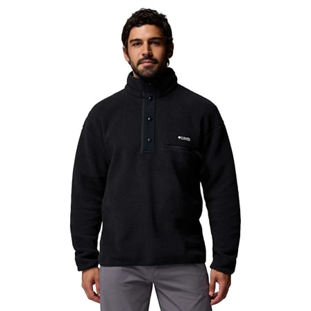 Helvetia II Half Snap Fleece Erkek Siyah Outdoor Polar AM5780-012
