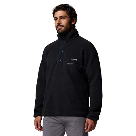 Helvetia II Half Snap Fleece Erkek Siyah Outdoor Polar AM5780-012