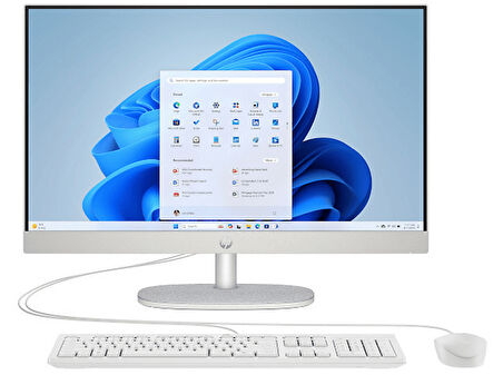 HP U5-225U 16GB/ 512GB/ 23.8/ W11H AIO Bilgisayar Deniz Kabuğu Beyazı
