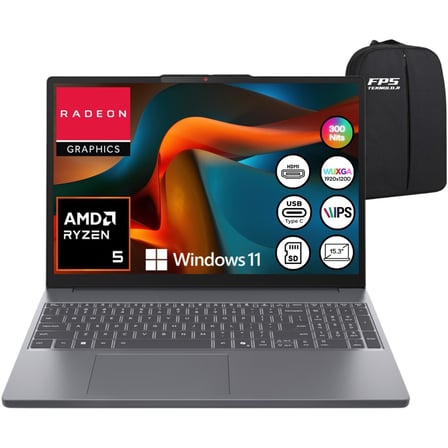 Ideapad Slim 3 Ryzen 5-7535HS 32GB Ram 512GB SSD 15.3" Wuxga IPS W11 83K7009ETR Taşınabilir Bilgisayar