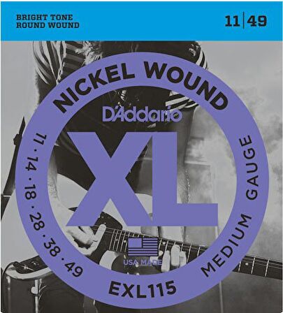 Daddario EXL115 Elektro Tel Set Jazz Rock (.011)
