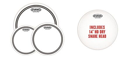 DERİ SETİ 12+13+16+14 EC2S TOM CLEAR RİNGLİ+HD DRY