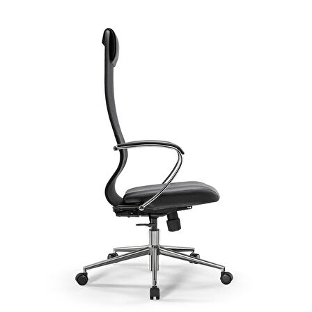 Ergolife SynchroSit 8 Ergonomik Fileli ve Deri Ofis Koltuğu - 1B9.55.1.403  Siyah