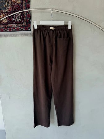 Erkek İthal Yıkamalı Keten Pantolon