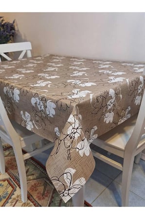 Elyaflı PVC Masa Örtüsü – Modern, Dayanıklı, Silinebilir ve Şık Görünüm