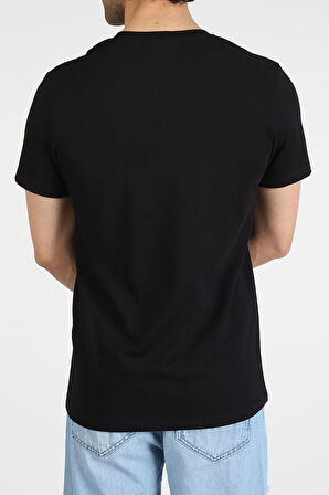 Adam Boxes V Yaka T-shirt Neo-Alpes - Siyah