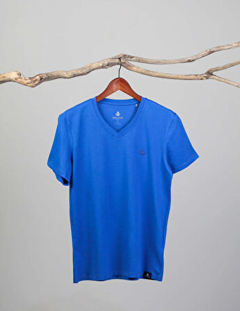 Adam Boxes V Yaka T-shirt Neo-Alpes - Saks Mavisi