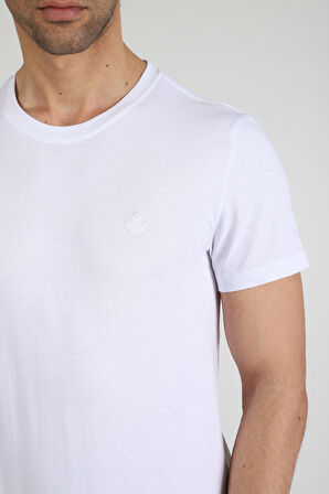 Adam Boxes O Yaka T-shirt Neo-Premier - Beyaz