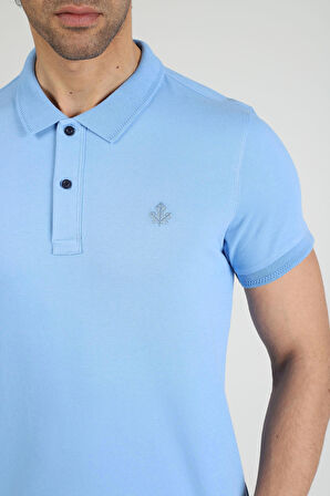 Adam Boxes Polo Yaka T-shirt Neo-Essential - Açık Mavi