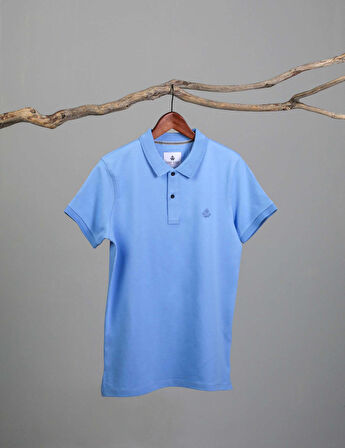 Adam Boxes Polo Yaka T-shirt Neo-Essential - Açık Mavi