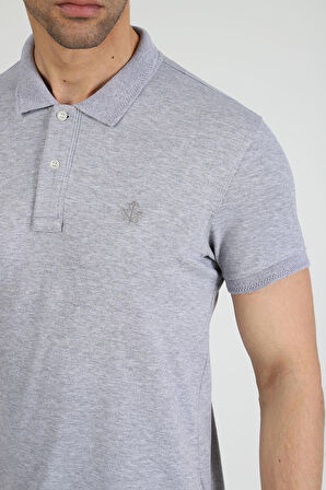 Adam Boxes Polo Yaka T-shirt Neo-Essential - Gri