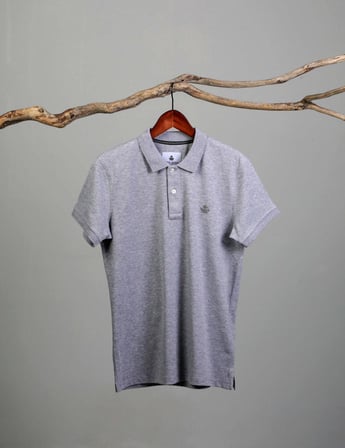 Adam Boxes Polo Yaka T-shirt Neo-Essential - Gri