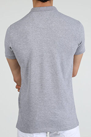 Adam Boxes Polo Yaka T-shirt Neo-Essential - Gri