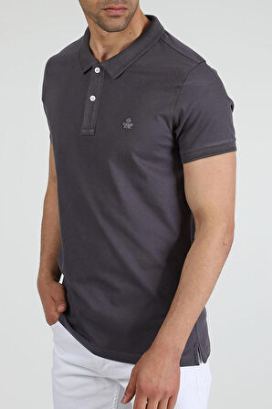 Adam Boxes Polo Yaka T-shirt Neo-Essential - Antrasit