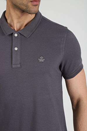 Adam Boxes Polo Yaka T-shirt Neo-Essential - Antrasit