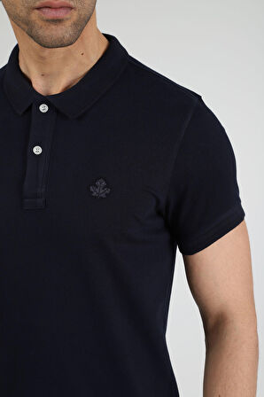 Adam Boxes Polo Yaka T-shirt Neo-Essential - Lacivert