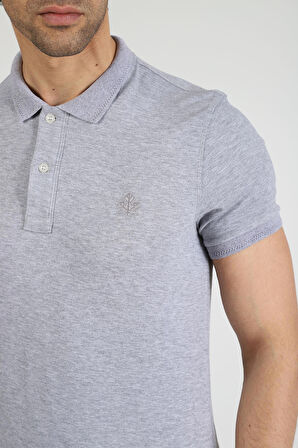 Adam Boxes Polo Yaka T-shirt Neo-Tune - Gri