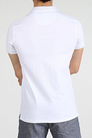 Adam Boxes Polo Yaka T-shirt Neo-Tune - Beyaz