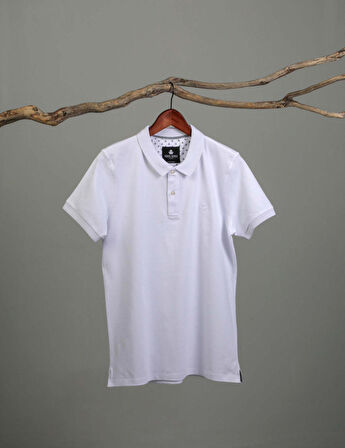 Adam Boxes Polo Yaka T-shirt Neo-Tune - Beyaz