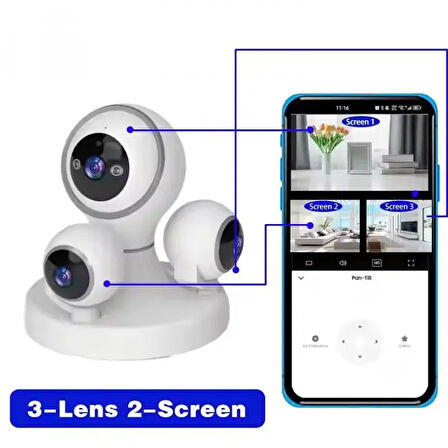 YS-13 PRO MAX IP WİFİ İÇ MEKAN KAMERA