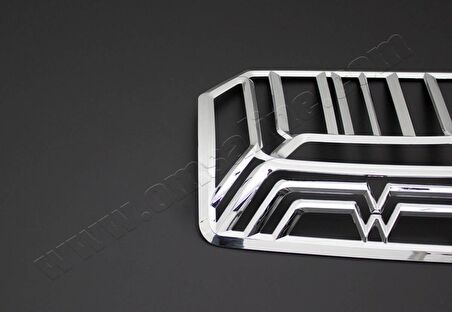 Omkar VW Caddy Krom Stop Çerçevesi 2 Parça Abs Krom 2015 ve Sonrası