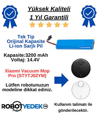 Xiaomi Mi Vacuum Mop Pro Batarya STYTJ02YM