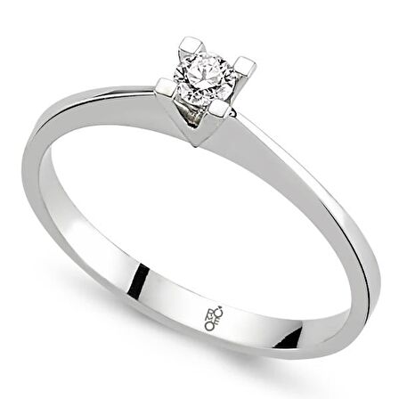 0.20 Ct Tektaş Pırlanta  Yüzük RM-19030