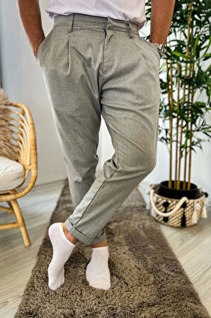 Chekcich Jogger Pantolon GRI