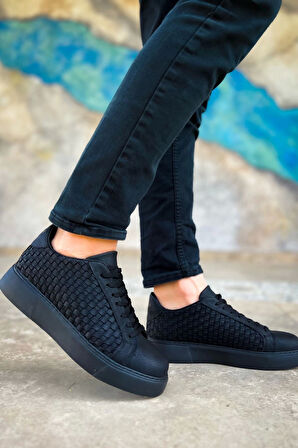 CH203 OST Maglieria Erkek Ayakkabı SIYAH