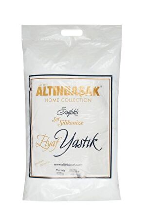 Altınbaşak Silikon Yastık 50x70 cm %100 Pamuk - Beyaz