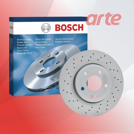 Mazda 3 2013-2019 Uyumlu | Bosch Arka Fren Diski Takımı | 2 Adet |  Orijinal