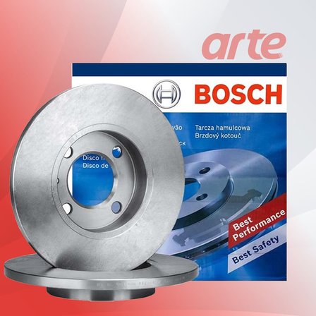 Mazda 3 2013-2019 Uyumlu | Bosch Arka Fren Diski Takımı | 2 Adet |  Orijinal