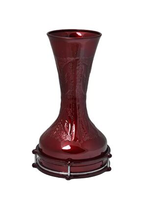 Saz 820c-br Alüminyum Darbuka İşlemeli Statik Bordo 20.cm