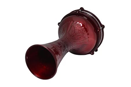 Saz 820c-br Alüminyum Darbuka İşlemeli Statik Bordo 20.cm
