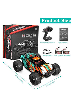 Toycraft Hurricane 45 Km/h Elektrikli Servo Motor Spor Araç Arazi Aracı