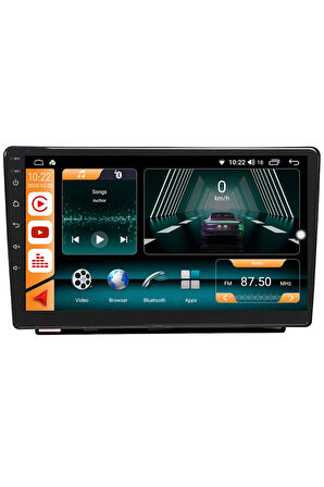Renault Clio 5 Android 10 Carplay Özellikli Navigasyon Multimedya Ekran 2gb Ram + 32gb Hdd
