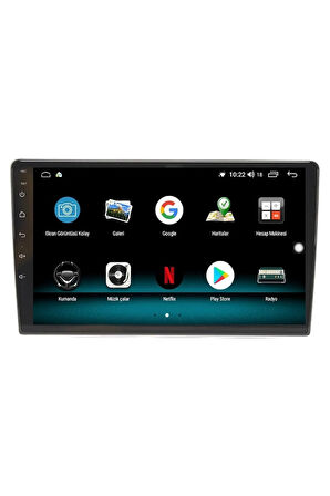OPEL CORSA D ANDROİD 10 MULTİMEDYA CARPLAY 2GB RAM + 32GB HDD NAVİGASYON EKRAN