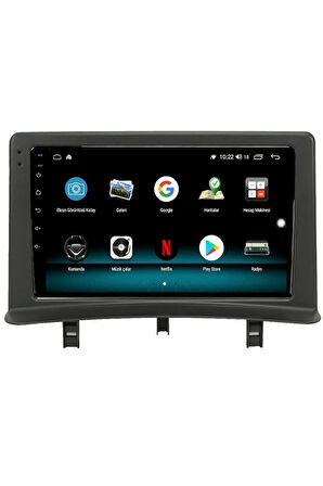 RENAULT CLİO 3 ANDROİD 10 MULTİMEDYA CARPLAY 2GB RAM + 32GB HDD NAVİGASYON EKRAN