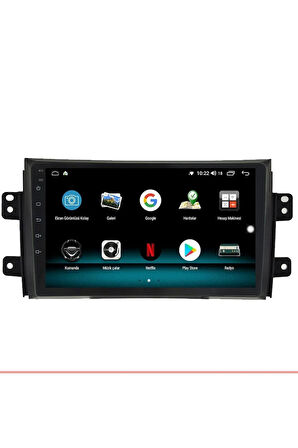 SUZUKİ SX4 ANDROİD 10 MULTİMEDYA CARPLAY 2GB RAM + 32GB HDD NAVİGASYON EKRAN
