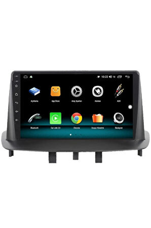 RENAULT MEGANE 3 ANDROİD 10 MULTİMEDYA CARPLAY 2GB RAM + 32GB HDD NAVİGASYON EKRAN